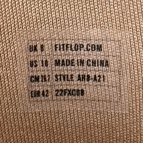 NIB FitFlop 10 Wonderwelly Short Waterproof Rubber Rain Boots Bootie Latte Tan - Picture 12 of 16